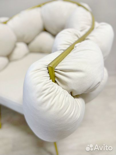 Кресло стул для клиента белое