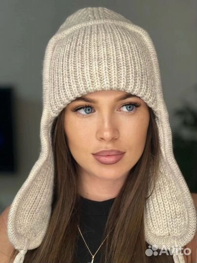 Ушанка-шапка на флисе