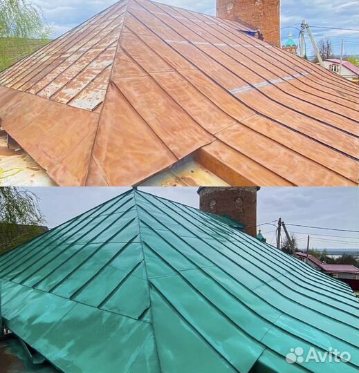 Покраска крыш