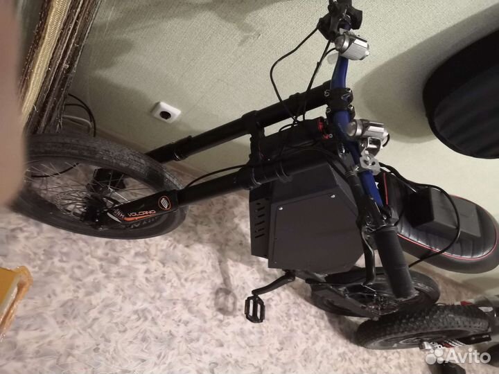 Электровелосипед мощный(электропитбайк)