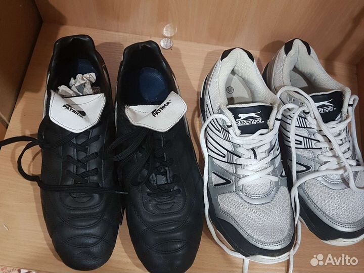 Бутсы Patrick 42, slazenger 38,5. Puma 38