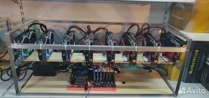 Сборка, настройка майнинг ферм. Прошивка видеокарт