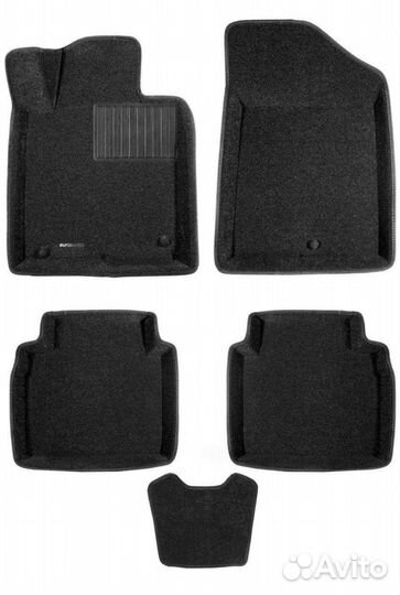 3D коврики Euromat для hyundai Sonata/kia optima