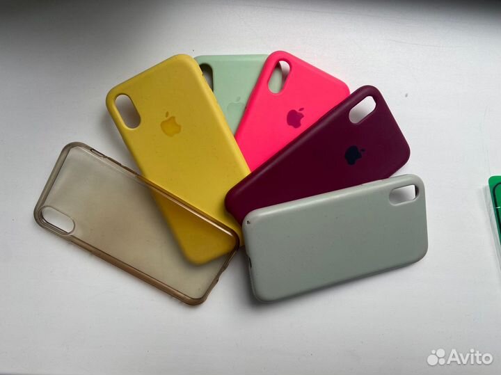 Чехлы на iPhone x + пленка