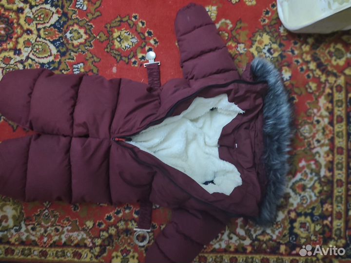 Зимний комбинезон для девочки 104 110