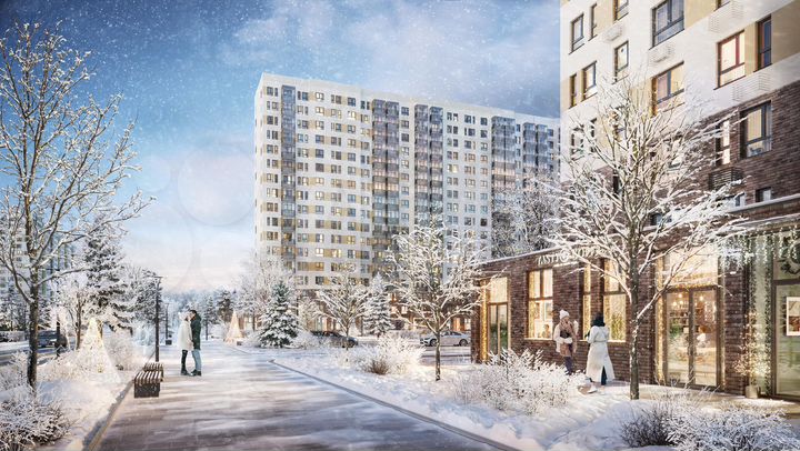 2-к. апартаменты, 63,1 м², 2/17 эт.