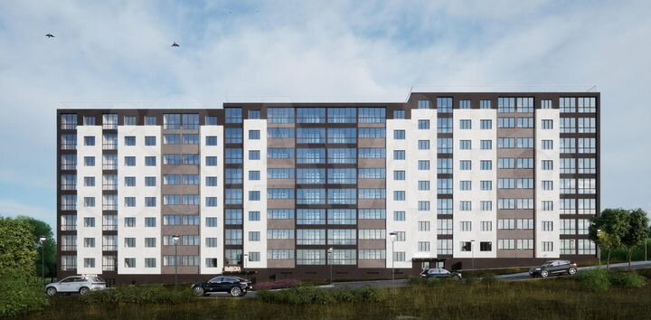 1-к. квартира, 38,6 м², 2/8 эт.