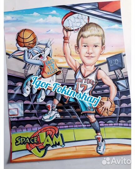 Шарж по фото/шаржист на праздник