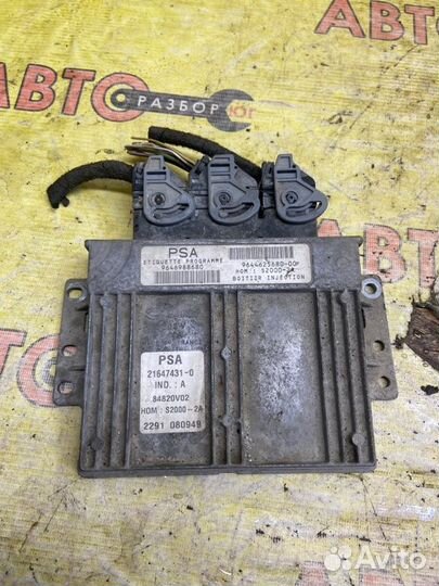 Эбу двигателя Peugeot 206 2E/K KFW(TU3JP) 2002