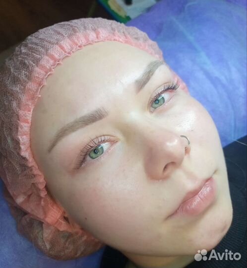 Ламинирование +ботокс ресниц и бровей