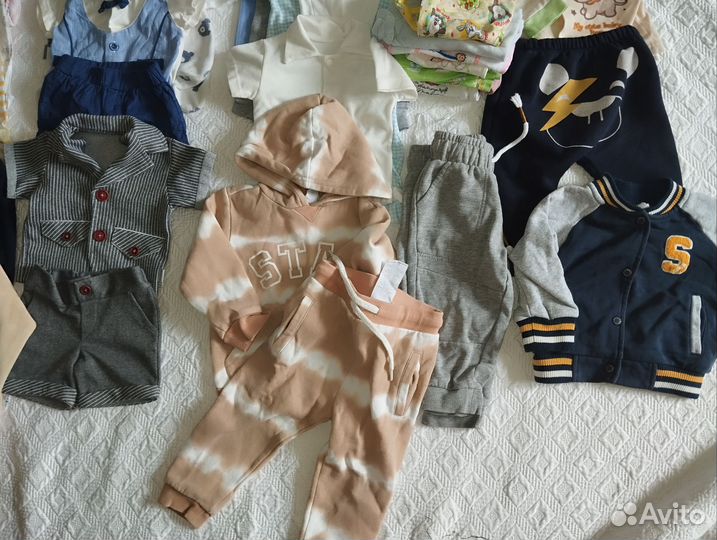 Огромный пакет вещей для мальчика от 0 до 8-9 мес