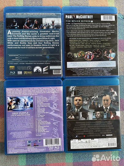 Blu- ray - фильмы, музыка