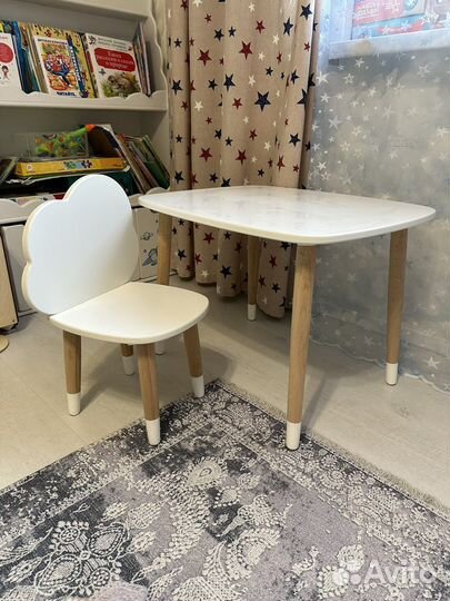 Стол и стульчик детский мега тойс