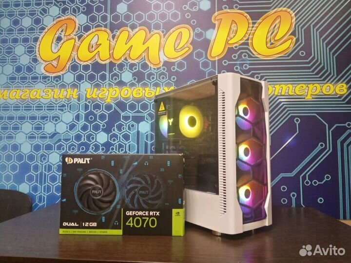 Игровой компьютер i5-12400, 13400 + RTX 4060, 4070