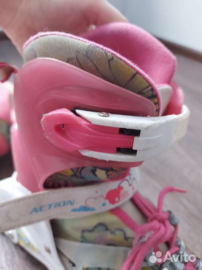 Роликовые коньки женские регулируемый размер