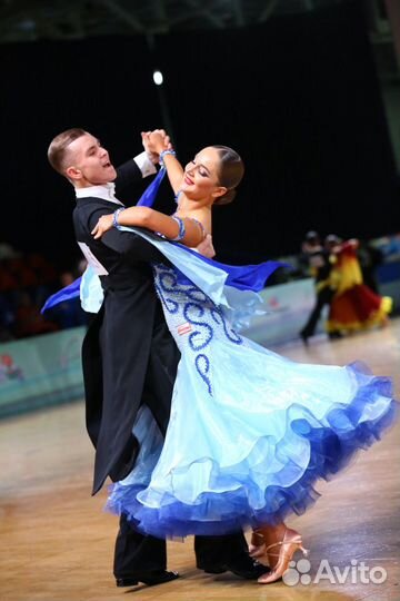 Платье для бальных танцев стандарт Ю2, молодежь