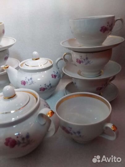 Чайный сервиз СССР Городница