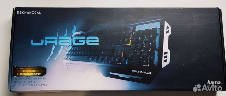 Игровая клавиатура, механика hama uRage, описание
