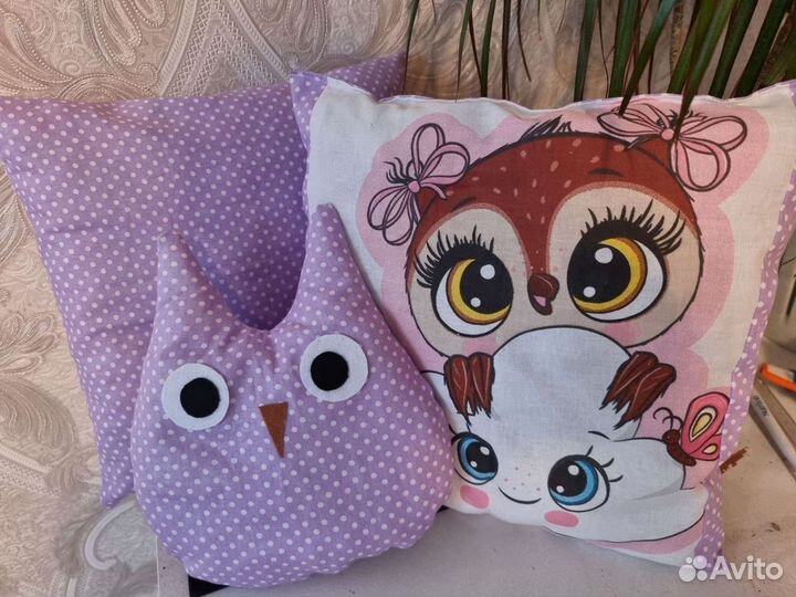 Мягкие подушки-игрушки-бортики