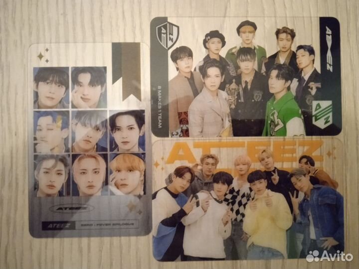 Эксклюзивные коллекционные карточки ateez