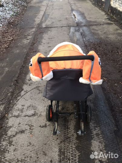 Детские санки коляска