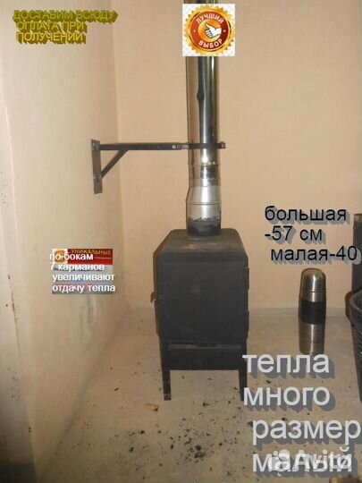 Печь буржуйка теплосталь конвекторы