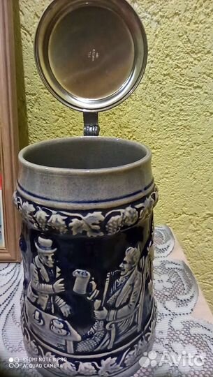 Пивная кружка германия кобальт