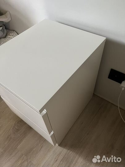 Тумба прикроватная икеа белая мальм