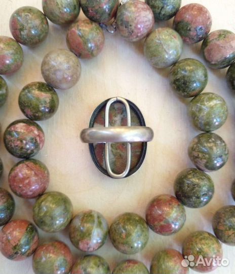 Винтажное кольцо с яшмой