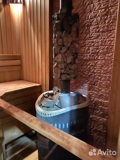 Русская баня на дровах