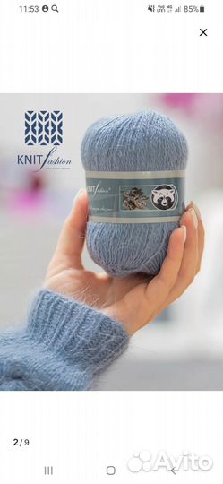 Шапка бини/косынка/пух норки/ручная работа