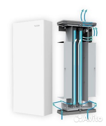 Облучатель рециркулятор бактерицидный Vakio дезар