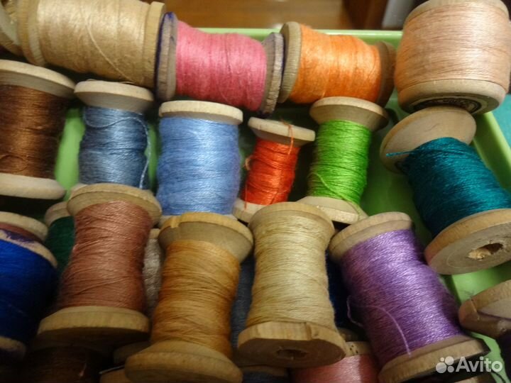 Старинные нитки для вышивки гладью
