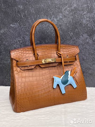 Сумка Hermes Birkin 30 см кожа крокодила