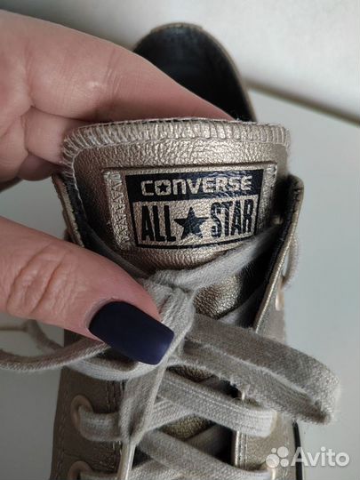 Кеды converse кожаные