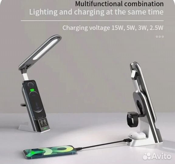 Беспроводное зарядное устройство 7 в 1