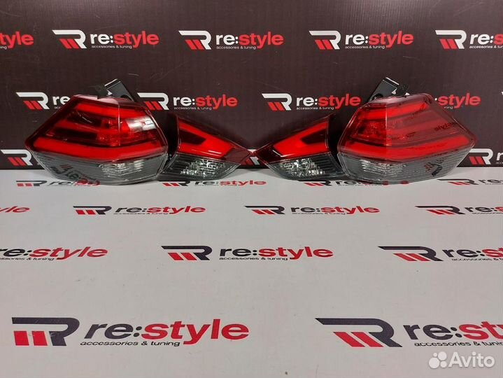 Стопы Nissan X-Trail 32 Стиль 18 Красные N1896