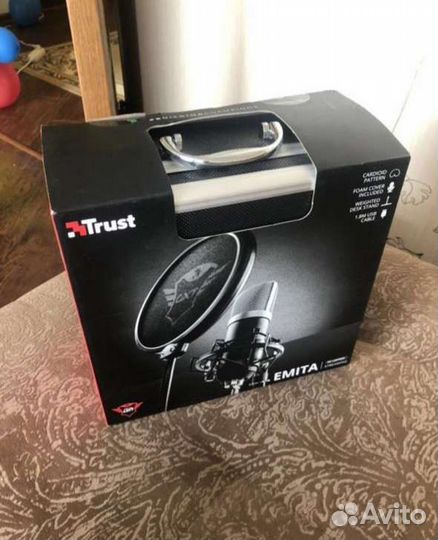 Микрофон для стрима Trust GXT 252 Emita