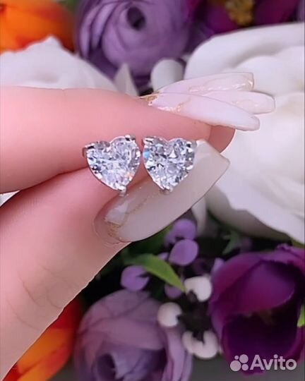Серьги серебро 925