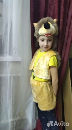 Новогодний костюм ежика