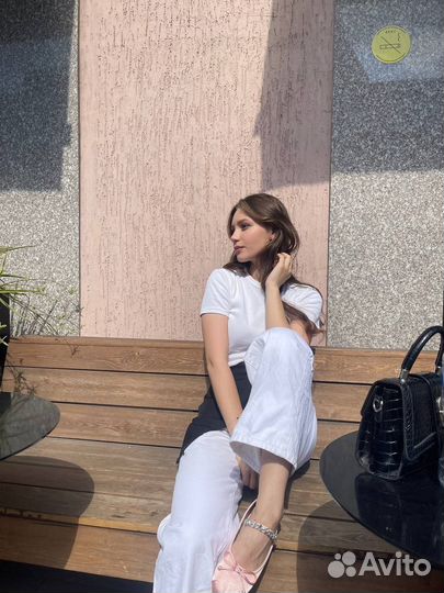 Балетки в стиле miu miu Мэри джейн