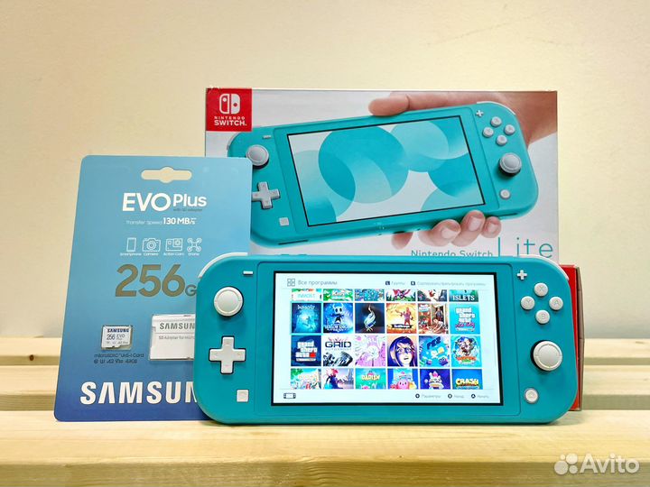 Новый прошитый Nintendo Switch Lite 128/256GB чип