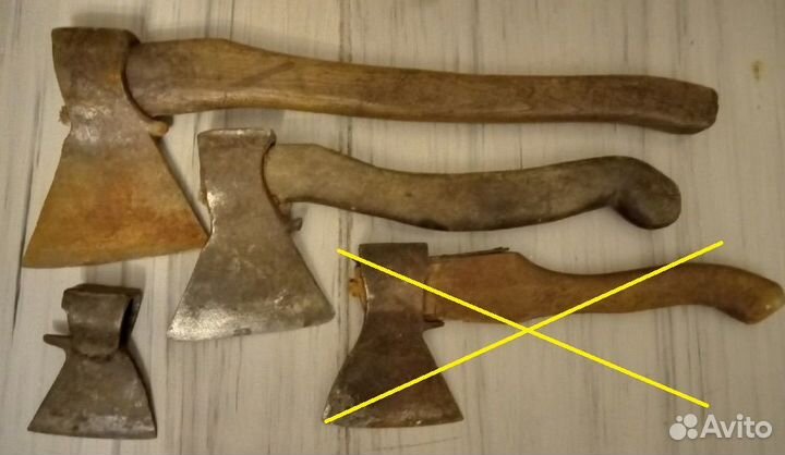 Топоры старинные без клейма