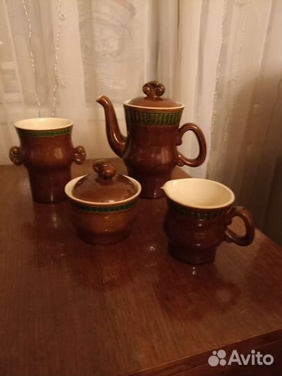 Кофейный сервиз керамика СССР