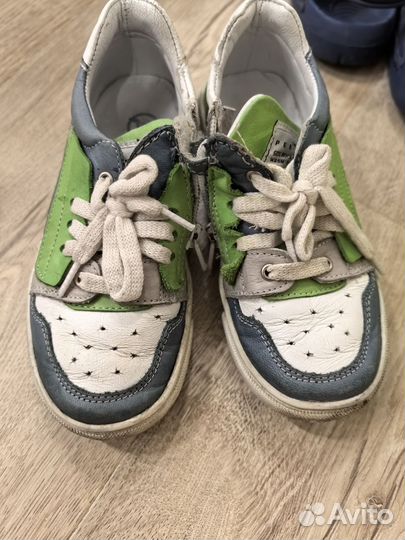 Кеды детские кожаные 28