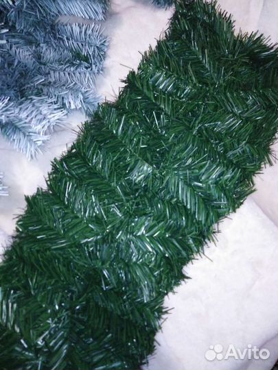 Хвойная гирлянда с шишками 2.7 метра