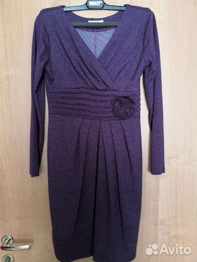 Платье женское трикотажное офисное