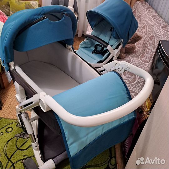 Коляска, качеля- шезлонг и дуга