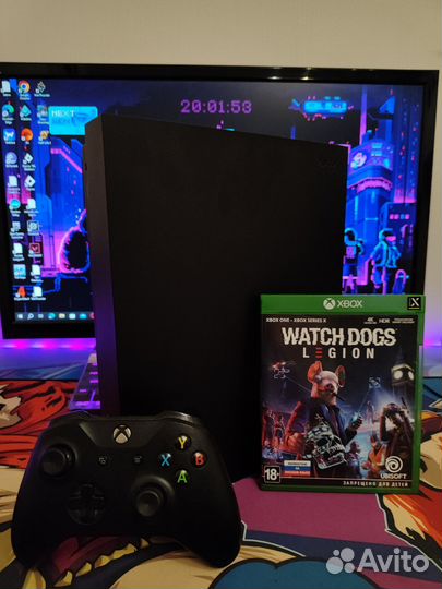 Xbox One x + watch dogs legion