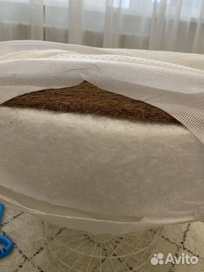 Детский матрас в круглую кроватку